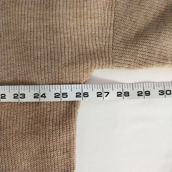 J. Jill Tan Pullover Sweater Size XL Neutral Minimalist Classic Casual Preppy - Picture 8 of 11